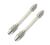 Uonlytech 2pcs Hexagonal Double Ended Pin Vise Hand Drill for Watch Repair Ergonomic Construction Non Slip Grip Compatible with Machines Efficient and Practical Tool for Jewelry Making