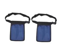 Uonlytech 2pcs Medical Organizer Waist Belt Pouch for Multi-Pocket Tool Storage Bag and Sturdy Medical Gear Holder for Clinical Use and Emergency Supplies