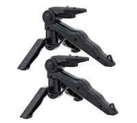 Uonlytech 2pcs Mini Camera Tripod Travel Stand Lightweight Tabletop Camera Holder Securely Holds for Live Streaming and Learning Online