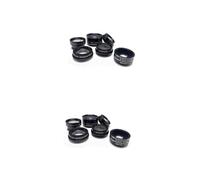 Uonlytech 2pcs Phone Fish-eye Starlight Scope for Smartphones and Mobile Devices