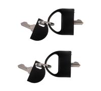 Uonlytech 2pcs Plastic Stainless Steel Elderly Mobility Scooter Key Convenient Mobility Scooter Key Electrical Wheel Chair Keys Metal Mobility Scooter Key
