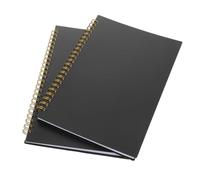 Uonlytech 2pcs PP Cover Accounting Ledger for Efficient Record Keeping Portable Personal Finance Log for Home and Business Use