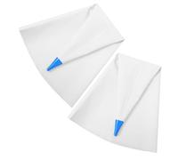 Uonlytech 2pcs PVC Tile Grout Filler Bags with Fine Tip for Masonry, Brick, and Floor Tile Cement Seams, Reusable Mortar Grout Bags Suitable for Precise Grouting Tasks