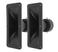 Uonlytech 2pcs Rectangular Horn Tweeter for Stage Speakers with Compact Design and Stable High Frequency Output, 75-150w Power, Pp Material, for Music and Extended Shows Sound System