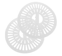Uonlytech 2pcs Replacement Spinner Caps for Washer, Plastic round Washer Spinner Cap Replacement for Spinning and Dehydration Buckets, Improves Efficiency and Maintains Clothes Flat
