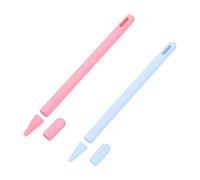 Uonlytech 2pcs Silicone Pen Tip Protective Covers for 2nd Generation Stylus Pencil Cap Touch Pen Silicone Cover Compatible Pad