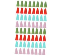 Uonlytech 2pcs Stylus Pen Tip Cover Protective Caps for Pencil Random Colors Design for Enhanced Friction and Accurate Drawing