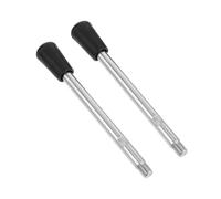 Uonlytech 2pcs Threaded Long Arm Handwheel Handles for Drill Press Milling Machine Durable Clamping Knobs Sturdy Design for Industrial Use Wear Resistant Construction