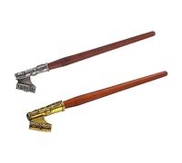 Uonlytech 2pcs Vintage Oblique Calligraphy Pen Holder Classic Dual Use Dip Pen Handles with Smooth Writing Experience Elegant Wooden Grip for Artistic English Lettering and Gift Giving