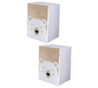 Uonlytech 2pcs Washing Machine Cleaner Washer Cover for Standard Drum Machine Portable Decorative Graceful Patterns