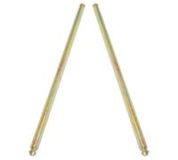 Uonlytech 2pcs Waste Bin Axle Rod 55cm Galvanized Steel Garbage Bin Wheel Shaft Replacement Parts for Outdoor Trash Can Stable Operation