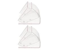 Uonlytech 2pcs Waterproof Wireless Doorbell Rain Cover Plastic Doorbell Protector Outdoor Weatherproof Hood Suitable for Access Control Keypad and Wireless