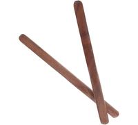 Uonlytech 2pcs Wooden Mixing Stir Stick Wonton Filling Spoon Brown Convenient Design Time-Saving DIY Kitchen Tool for Dumpling Filling