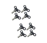 Uonlytech 2sets Wood Clock Repair Tool Metal Key for Clock Winding Anti-scraping 4pcs*2