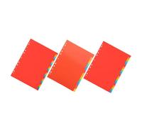 Uonlytech 3 Sets Binder Dividers Index Page Dividers for Organizing Notebooks Files and Planners Creative Design for Quick Reference and Easy Management