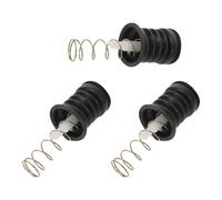 Uonlytech 3 Sets Drain Valve Sealing Plug for Washing Machine Spring Pull Rod Rubber Gasket for Washer Drain Hose Replacement Seal