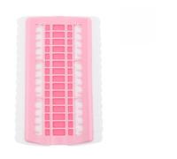 Uonlytech 30-Hole Plastic Cross Stitch Thread Organizer Card Mini Thread Holder for Embroidery Floss Projects Pink Project Card Suitable for Beginners and Home Sewing