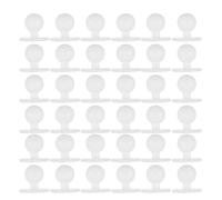 Uonlytech 300pcs Medium White Chef Coat Replacement Buttons, Round Plastic Sewing Buttons for Professional Kitchen Uniforms, Clothes and Suit Sewing Supplies