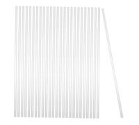 Uonlytech 30pcs Clear Acrylic Rods X Round Plastic Dowel Sticks for DIY Crafts Sturdy and Versatile Support for Handmade Acrylic Projects for Frames Display Stands Cake Toppers and Home
