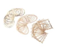 Uonlytech 30pcs Vintage Lace Border Decorative Scrapbooking Paper DIY Journal Base Sheets for Crafting and Diary Decoration Random Style