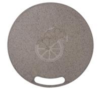 Uonlytech 31x0.5cm Round Imitation Marble Plastic Chopping Board with Hanging Hole for Fruit and Vegetable Cutting, Kitchen Cheese Board Suitable for Home and Camping Use