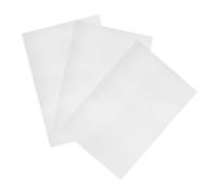 Uonlytech 3pcs Aluminum Sublimation Blanks Flat Metal Sheets for DIY Engraving Precise Laser Engraving Craft Plates Silver Aluminum Sign Blanks for Crafting and Decorating