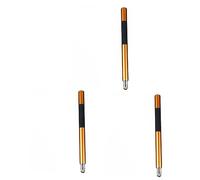 Uonlytech 3pcs Capacitive Stylus Pen Disc and Fiber Tip Pen for Tablets and Cell Phones Stylish Gold Design for Precise Drawing and Note Taking