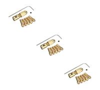 Uonlytech 3pcs Drill Brass Collet Set Self-Tightening Drill Chuck for Rotary Tools and Woodworking Applications