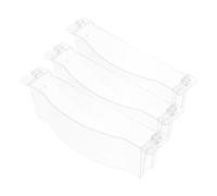 Uonlytech 3pcs Grease Cup Oil Cup Replacement Deep Drip Pan Plastic Oil Tray Catcher Box for Cooking under Range Hood