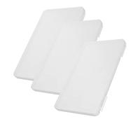 Uonlytech 3Pcs Large Clear Card Holder Portable Id Storage Box Travel Document Organizer Multi Purpose Case for Cards Postcards and Stationery