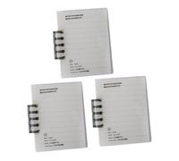 Uonlytech 3Pcs Portable Mini Spiral English Word Notebooks Pocket Notepads Vocabulary Practice Manual Books for Travel Diary Creative Writing and Daily Notes
