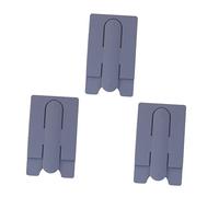 Uonlytech 3pcs Silicone Phone Stick Credit Holder with Kickstand for Wallet Cash Compatible with Various Smartphone Models