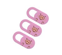 Uonlytech 3Pcs Webcam Privacy Cover Slider Set Cute Cartoon Pig Design for Laptops Phones Computers Ultra-Thin Camera Shield Protectors for Enhanced Security
