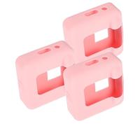 Uonlytech 3pcs Wireless Microphone Protector Cover Shockproof Silicone Storage Case Compatible with Rode Wireless Ii Lightweight Design Prevents Slipping Portable Mic Holders