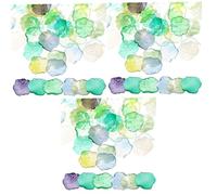 Uonlytech 3sets Acrylic Lotus Leaf Crafts Water Resistant Simulation Leaves for DIY Home Office Decoration Smooth Edges Safe for Handmade Floral Arrangements and Tabletop Display 50pcs*3