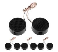 Uonlytech 4 Pairs 500w Mini Dome Car Tweeter Replacement Speakers, High Efficiency Vehicle Audio Loudspeakers for Car Stereo Sound Enhancement