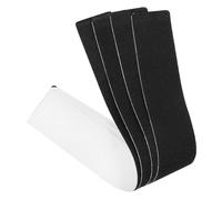Uonlytech 4 Pcs Anti-slip PVC Tape for Stairs Non-skid Adhesive Strips Heavy Duty Black Sanded Grip Tape for Indoor Outdoor Stair Treads Safety Non Slip Mat for Walkways