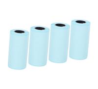 Uonlytech 4 Rolls Thermal Label Stickers for Pocket Printer Adhesive Blank Express Tags Multi Purpose Mini Thermal Printer Stickers for Organizing Shipping and Color Coding