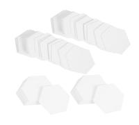Uonlytech 400pcs Hexagon Quilting Templates Durable Precision Cut Paper Piecing Shapes for DIY Patchwork Sewing Crafts Easy Clean Quilting DIY Tools for Beginners and Educational Use