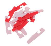 Uonlytech 40Pcs Overlock Machine Presser Foot Plate Plastic Adhesive Pad for Serger Sewing Machine Replacement Bottom Sticker Suitable for Four-Thread Narrow Overlocking