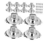 Uonlytech 40Set Canvas Snap Fasteners with Turn Button Eyelet and Mounting Screws for Outdoor Use Secure Fit Tarp Fastener Kit with Complete Screw Installation Quick Assembly for Boats Rvs