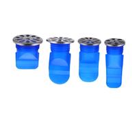 Uonlytech 4pcs Anti-backflow Floor Drain Core for Kitchen Sink Stop Sewer Gas Odour Silicone Drain Plug Easy Install Bathroom/kitchen/laundry Room