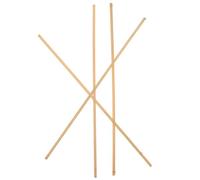 Uonlytech 4pcs Bamboo Strips for Basket Weaving DIY Crafts, Bendable Flat Coil Decorative Reeds, Lightweight Material for Furniture Repair and Model Making