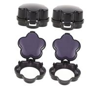 Uonlytech 4Pcs Gas Stove Knob Covers Safe Replacement Protectors for Home Kitchen Durable Design to Prevent Accidental Knob Turning