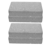 Uonlytech 4pcs Jumbo Foam Bricks Soft Toy Building Blocks Lifelike Sponge Fake Brick for Comedy Tricks Stage Street Gimmick Props