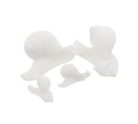 Uonlytech 4pcs Mini Snail Resin Fillers Epoxy Casting Moulds for Jewelry Making DIY Micro Landscape Craft Supplies Decorative Resin Accessories