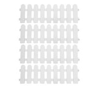 Uonlytech 4pcs Outdoor Tortoise Enclosure Fence Panels, Plastic Reptile Playpen 50cm Length X 20cm Height, Small Animal Pet Safety Gate for Turtle and Bunny Outdoor Grazing