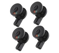 Uonlytech 4pcs Public Toilet Privacy Indicator Door Lock for Restroom Partitions Rotatable Handle with Vacant Engaged Display Easy Installation Plastic Cubicle Lock
