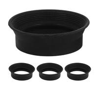 Uonlytech 4Pcs Rubber Telescope Eyepiece Cups 1.25 Inch Universal Replacement Eyepiece Covers Soft Guard for Stereo Microscopes and Astronomical Observation