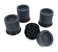 Uonlytech 4pcs Washing Machine Foot Pads Non-slip Vibration Reduction Plastic Feet Cushions for Washing Machine and Dryer Use in Home and Hotel